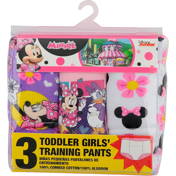 Disney Girls's 3pk Minnie Mouse Potty Training Pants Multipack,  MinnieTraining3pk, 2T - Porta lanche - Magazine Luiza